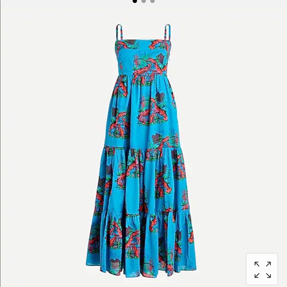 J.crew lobster maxi dress